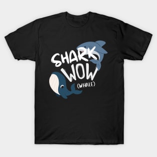 Shark and Whale (WOW) Funny cute Kid boy T-Shirt